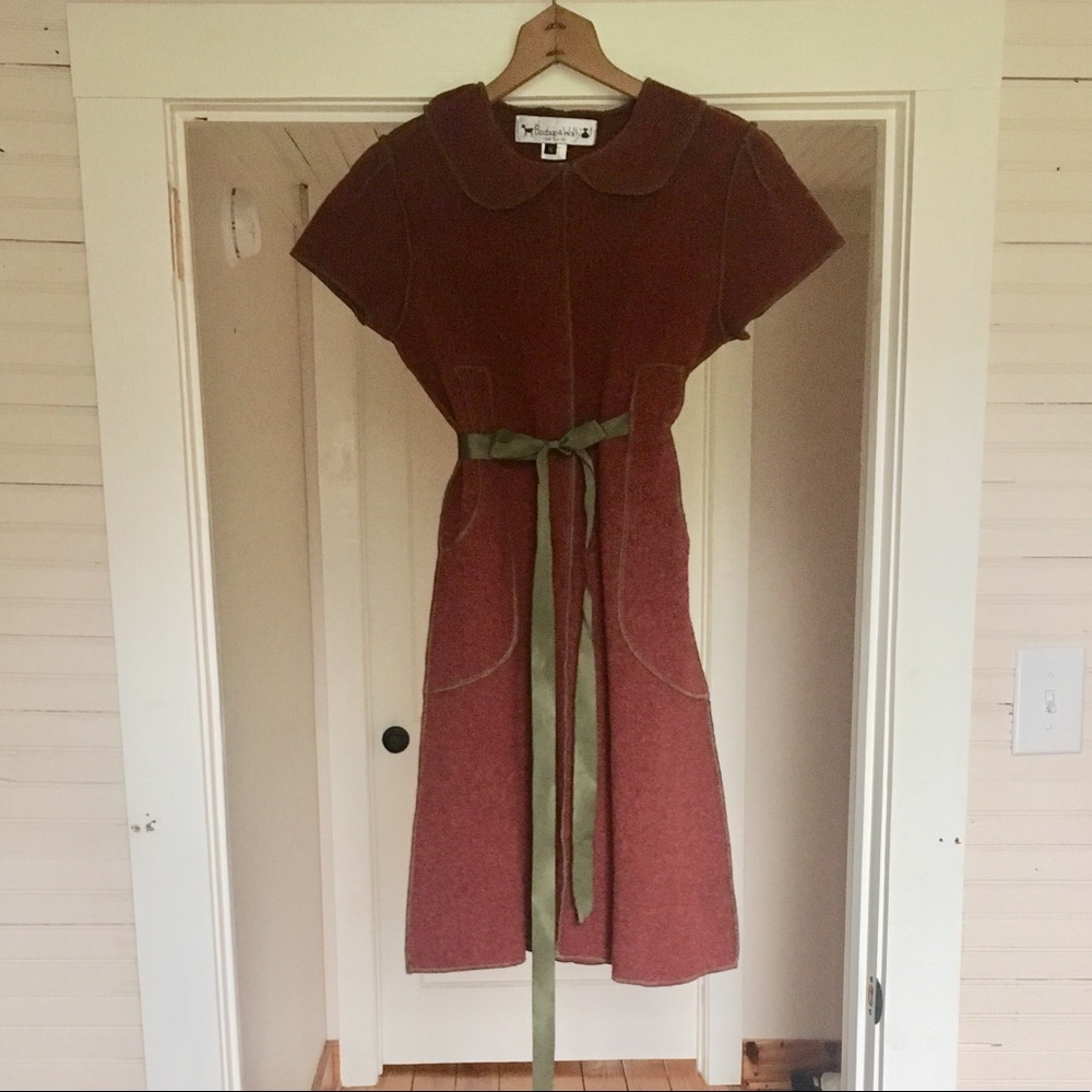 Beebop&wally maroon sweetheart dress